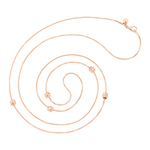 Load image into Gallery viewer, DoDo Collana Sautoir DCC0005-KNOT0-0009R - oro rosa 9kt