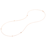 Load image into Gallery viewer, DoDo Collana Sautoir DCC0005-KNOT0-0009R - oro rosa 9kt