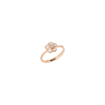 Load image into Gallery viewer, DoDo Anello fiore in oro rosa, smalto e diamante DAC3004-FLOWS-EBB9R