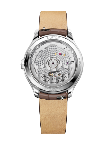 Baume & Mercier Clifton 10831 - fondello con movimento a vista