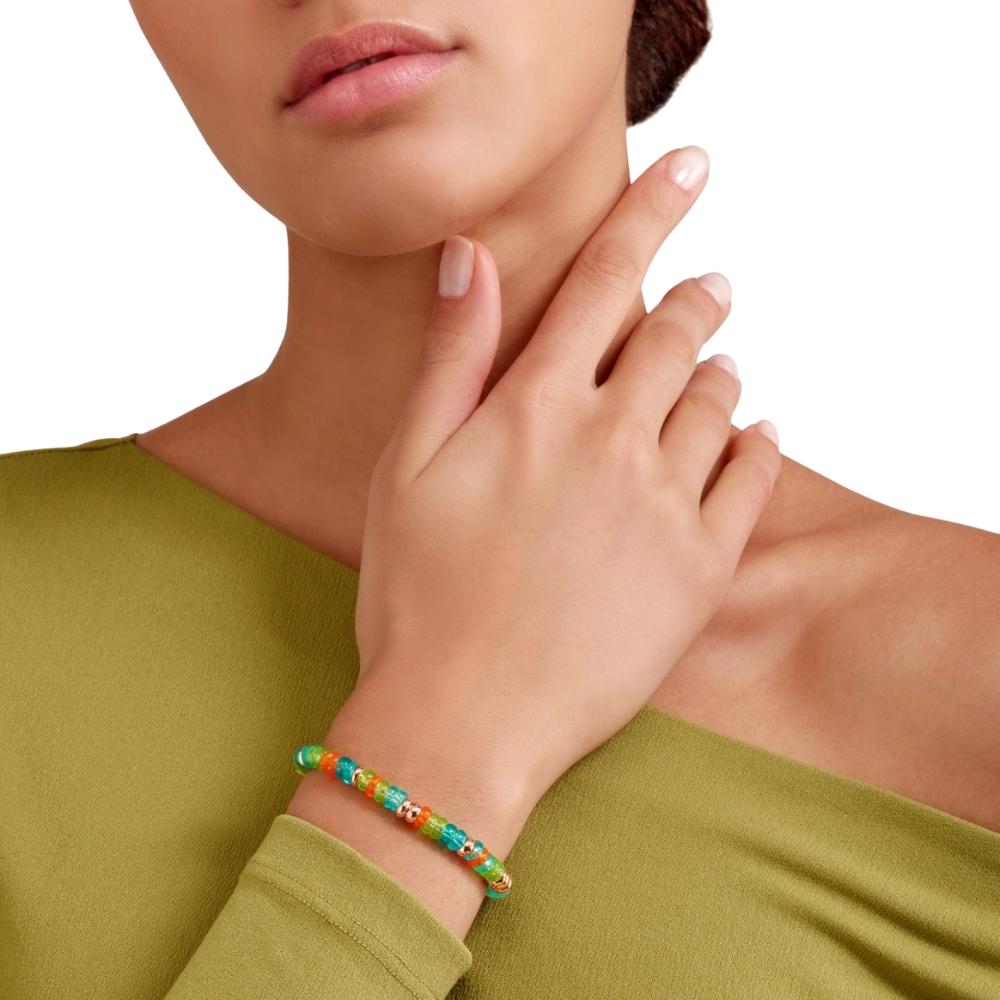 DoDo Bracciale rondelle in argento e oro rosa DBC5003-RONDE-VERAG
