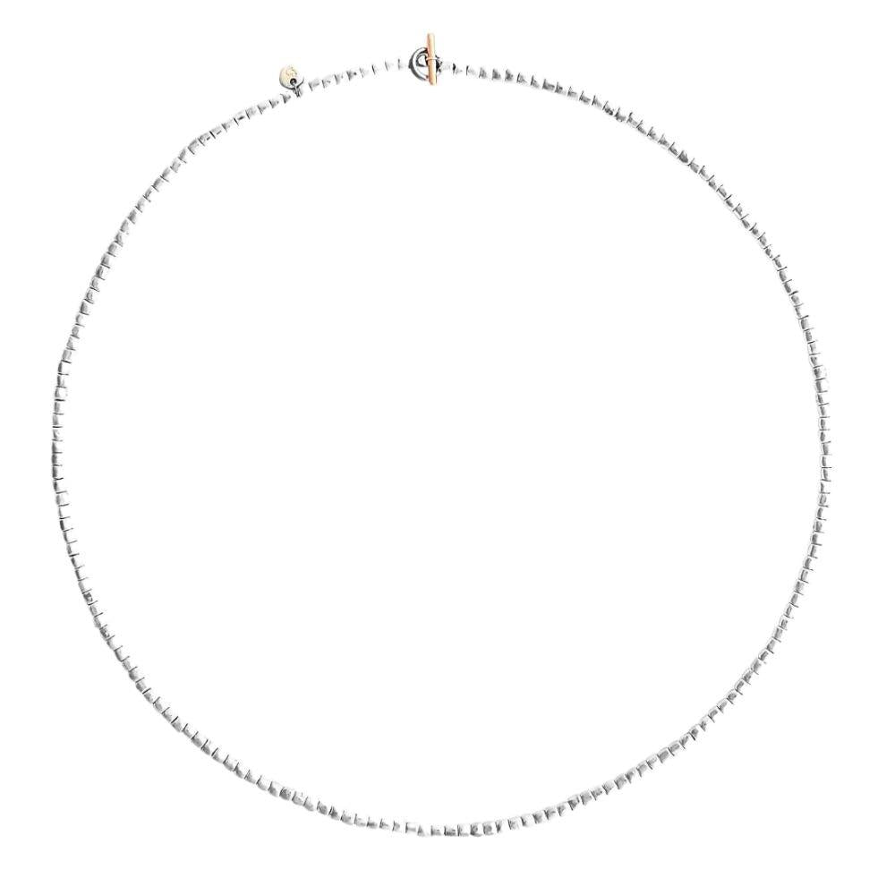 DoDo Collana mini granelli in argento e oro rosa DCC3005-GRANX-GAGMX