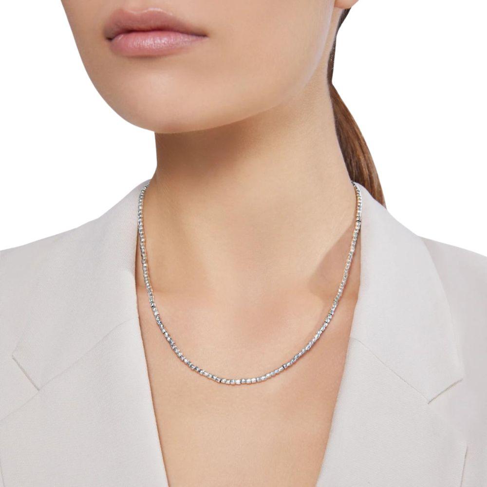 DoDo Collana mini granelli in argento e oro rosa DCC3005-GRANX-GAGMX