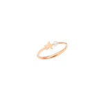 Load image into Gallery viewer, DoDo Anello stellina in oro rosa e perla di cristallo DAC2004-STARS-WCP9R