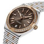 Load image into Gallery viewer, Breitling Chronomat Automatic 36 U10320591Q1U1 - cassa e bracciale acciaio e oro rosa 18kt - quadrante marrone con datario