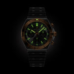 Load image into Gallery viewer, Breitling Chronomat B01 Chronograph 42 UB0158101B1S1 - cassa acciaio/oro rosa - cinturino caucciù nero - quadrante grigio con cronografo e datario 