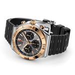 Load image into Gallery viewer, Breitling Chronomat B01 Chronograph 42 UB0158101B1S1 - cassa acciaio/oro rosa - cinturino caucciù nero - quadrante grigio con cronografo e datario 