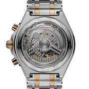 Breitling Chronomat B01 Chronograph 42 UB0158101B1U1 - bracciale e cassa acciaio/oro rosa 18kt - quadrante grigio con cronografo e datario - fondello