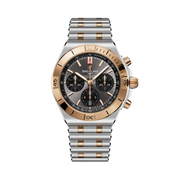Breitling Chronomat B01 Chronograph 42 UB0158101B1U1 - bracciale e cassa acciaio/oro rosa 18kt - quadrante grigio con cronografo e datario