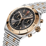 Load image into Gallery viewer, Breitling Chronomat B01 Chronograph 42 UB0158101B1U1 - bracciale e cassa acciaio/oro rosa 18kt - quadrante grigio con cronografo e datario