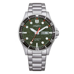 Load image into Gallery viewer, Vagary Aqua G.Matic 40mm IX3-319-43 - cassa e bracciale acciaio - quadrante verde con datario