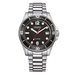 Load image into Gallery viewer, Vagary Aqua39 Solotempo VD5-317-51 - cassa e bracciale acciaio - quadrante e ghiera neri - datario