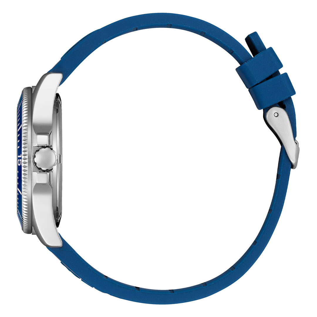 Vagary Aqua39 Solotempo VD5-317-70 - cassa acciaio - cinturino gomma blu - quadrante blu con datario