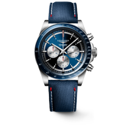 Quadrante argentato spazzolato del Jaeger-LeCoultre Master Control Calendar con lancette Dauphine, numeri arabi, indicatore calendario completo e fasi lunari a ore 6