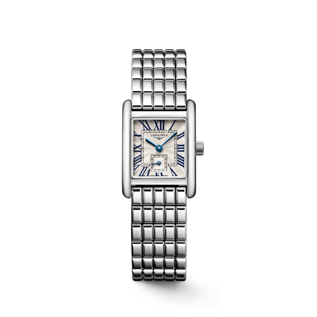 Longines Mini DolceVita L5.200.4.71.6 - cassa e bracciale acciaio - quadrante argento flinqué