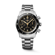 Longines Spirit Pilot Flyback L3.721.4.53.6 - bracciale e cassa acciaio - quadrante nero con funzione flyback